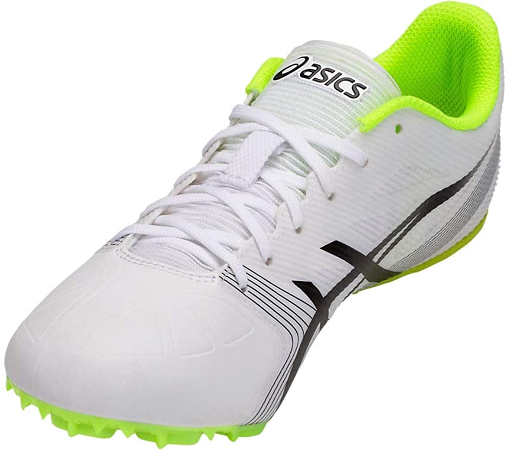 Asics HyperSprint 6 Men's Track and Field Shoes - White, Black, Yellow - image 3 of 9