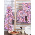 thumbnail image 2 of Spring Floral Kitchen Dish Towels for Drying Dishes Set of 2, Retro Watercolor Flowers Leaves Plants Purple Waffle Weave Microfiber Hand Tea Bathroom Towels Quick Dry & Absorbent Towel 15.7x23.6, 2 of 7