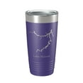 thumbnail image 1 of Lake Malone Map Tumbler Travel Mug Insulated Laser Engraved Coffee Cup Kentucky 20 oz Purple, 1 of 1