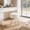 White-FL, variant on Nextay White Vanity Stool, Round Ottoman Foot Rest with Gold Metal Legs, Dressing Table Seat for Bedroom, Living Room