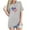 Gray, variant on WREESH Women's Patriotic Crew Neck Tee Short Sleeve Summer Blouse for Independence Day Gray