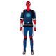 thumbnail image 2 of Spider Superhero Jumpsuit Cosplay Clothing, Colorblock Zipper Sweatshirt Hoodie Men's Sports Casual Sweatshirt and Trousers Set Superhero Fancy Dress Cosplay Bodysuits for Kids (Red) Size: Xs, 2 of 9