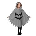 thumbnail image 3 of Bainana Halloween Onesie Cosplay Ghost Outfits For Kids Breathable Long Sleeve Hooded Face Print Robe Boys And Girls Trick-Or-Treating Clothes, 3 of 7