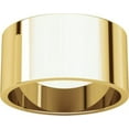 thumbnail image 4 of 10mm Flat Band in 14k Yellow Gold - Size 7, 4 of 9