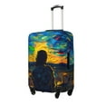 thumbnail image 2 of Balery Luggage Cover Abstract Starry Sky Print Suitcase Covers for Luggage Elastic Washable Suitcase Protector Fits 18-32 Inch Luggage-Large, 2 of 9