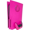 thumbnail image 3 of Disc Edition Face Plates with Cooling Vents Cover Skins Shell Panels for PS5 Console, For Playstation 5 Accessories Faceplate Protective Shell Replacement Plate Anti-Scratch (Disc Nova Pink), 3 of 7