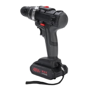 Power Drill, 350W 1450RPM 5400BPM 25 Torsion Gears Cordless Drill Driver with Tool Box, 21V Battery Powered Electric Screwdriver for DIY Home Maintenance