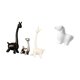 thumbnail image 5 of Estatua de ciervo alce, estatua de jirafa de cerámica, estatua de caballo, escultura de caballo, figura decorativa de animal minimalista moderna con a, 5 of 8