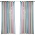 thumbnail image 1 of Double Hollow Star Curtains Double Layer Star Curtains for Children, 1 of 5