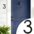 thumbnail image 3 of 5" Modern House Numbers, Plastic Address Numbers, Black Door Mailbox Number, Art Decor Address Number Sign for Office Home Outside House Address Plaque (3), 3 of 5