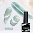 thumbnail image 1 of Esmalte de uñas en gel magnético para ojos, 8,5 ml, con purpurina holográfica, translúcido, para salón de uñas, ideal para usar en casa., 1 of 2