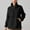 Black, variant on Sentmoon Winter Jacket for Women Oversized Long Sleeve Coat Women Zipper Solid Color Windproof Waterproof Hoodies Women Fall and Winter Casual for Backpacking and Camping