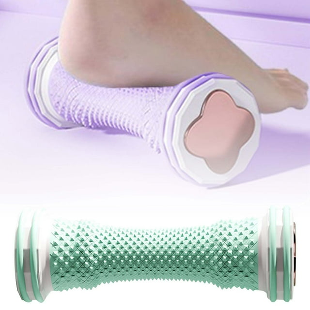 Fitness & Yoga Foot Massage Wheel with Arch Support and Plantar Soothing Roller for Tendon Unblocking and Finger Pressure Points – Hot Compress Compatible for Home and