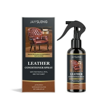 Harliver Leather Cleaner and Conditioner for Furniture, Cleans Conditions and Restores Leather Surfaces, UV Protectants Help Prevent Cracking or Fading of Leather Car Seats, Shoes, Purses (120ml)