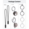 thumbnail image 4 of Llavero con soporte para Airtag Stouchi, acero inoxidable, 4 paquetes, 4 of 7