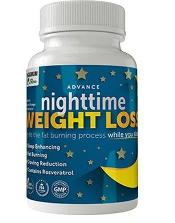 Maximum Slim Advanced Nighttime (Fat Burning) Weight Loss with African Mango, Green Tea, Resveratrol, and Maqui Berry,Will Help You Lose Weight While Sleeping and Maintain Sleep