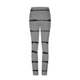 thumbnail image 4 of Mrat Casual Slim Leg Yoga Pants Women's Casual Printed Yoga Pants High Waist Loose Straight Long Pants High Waisted Cargo Pants Women S-30 Gray XL, 4 of 5