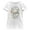 White, variant on Girl's Lost Gods Happy Soul Frog  Graphic Tee White Large