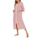 thumbnail image 5 of Sonducket Poliéster Mujer Vestido de noche Reemplazo casual Manga larga Transpirable Otoño Invierno Cardigan Oficina Ropa de dormir Rojo S Rojo S 2Conjunto, 5 of 6