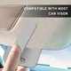 thumbnail image 3 of Otra pieza de repuesto para coche Paquete de 2 soportes universales para gafas de coche, soporte para gafas de sol para coche, clip de soporte para gafas de sol de metal y cuero para visera de co, 3 of 5
