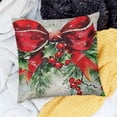 thumbnail image 2 of BANET Merry Christmas Decorative Cotton Linen Joy Blessing 22x22in, 2 of 5