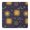 White-70, variant on Fitted Tablecloth Gothic Ethereal Star Astronomical Celestial Pattern, Waterproof Vinyl Tablecloth Backed for Kitchen and Holiday Use