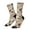 2 Black-2, variant on Abstract Coffee Pattern With Letters Crew Socks for Men & Women, Breathable Casual Athletic Ankle Socks