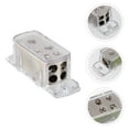 PATKAW 4Way Car Audio Stereo Amp Power Ground Cable Splitter