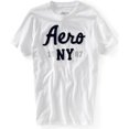 thumbnail image 1 of Aeropostale Camiseta gráfica para hombre 19 Ny 87, blanca, extragrande, 1 of 1