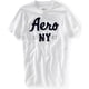 thumbnail image 1 of Aeropostale Camiseta gráfica para hombre 19 Ny 87, blanca, extragrande, 1 of 1