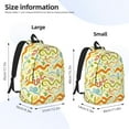 thumbnail image 4 of Rocae Cartoon Snake8 for Durable Canvas Backpack Leisure Large Bag Travel Rucksack Multi-function Backpack Small, 4 of 8
