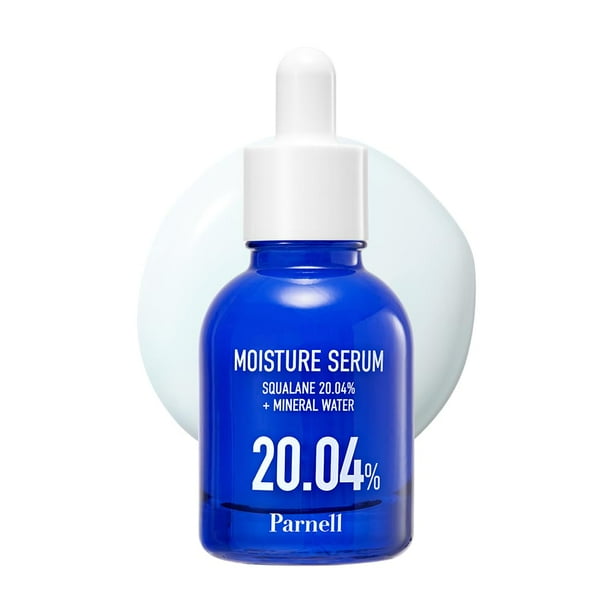 Parnell Escualano 20,04% | 30ml / 1.01 fl.oz. | Suero hidratante de agua Mineral, suero hidratante para la piel de la cara, suero barrera, cuidado de la piel coreano, belleza coreana