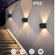 thumbnail image 2 of Outdoor Solar Wall Light LED Waterproof Up Down Dusk to Dawn Sensor Adjustable Lights Warm White Exterior Porch Exterior Wall Light Decorative Wall fo, 2 of 5