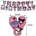 thumbnail image 4 of Globos de dibujos animados de Kawali Kuromied, globos rosas, suministros para fiestas, pancartas de feliz cumpleaños, decoración para baby shower, pegatinas, fondo de juguete, 4 of 5
