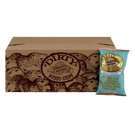 Dirty Kettle Potato Chips, Maui Onion, 25 Ct