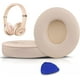 thumbnail image 1 of Almohadillas de repuesto para auriculares inalámbricos supraurales Beats Solo 2 y Solo 3, almohadillas con cuero proteico suave, grosor adicional, 1 of 4