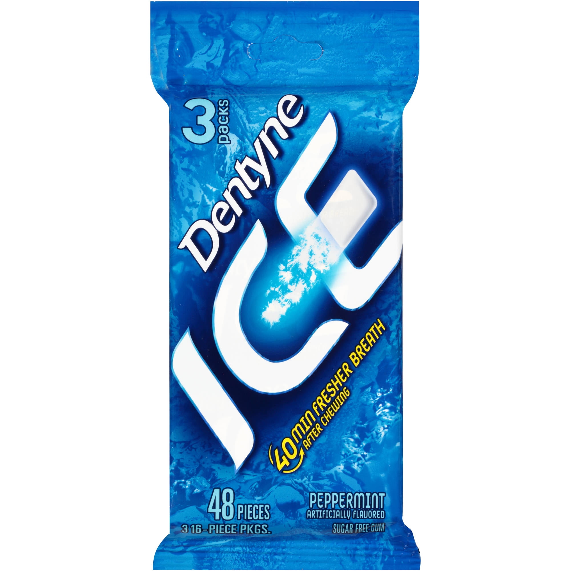 Dentyne Ice Peppermint Sugar Free Gum, 3 ct by Generic