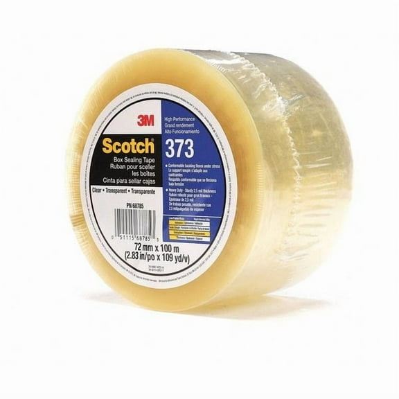 Scotch Carton Sealing Tape,Clear,72mm x 100m 373