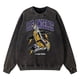 thumbnail image 2 of Sudadera con capucha vintage desgastada con diseño de jugador de baloncesto de Los Ángeles y esqueleto para hombre, estilo hip hop, ropa de calle, de algodón, para otoño, 2 of 4