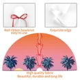 thumbnail image 6 of Kll 48" Christmas Tree Skirt Beach With Palm Trees Xmas Tree Skirts Mat For New Year Xmas Holiday Party Indoor Outdoor Home Decoration, 6 of 9