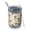 Beige Highland Cow, variant on 12oz Tumblers Beige Highland Cow Flower Pajama Pattern Vacuum Insulated Stainless Steel Travel Tumbler Cups Mug with Lid and Straw for Beer,Coffee,Beverages with Cleaning Brush for Cold & Hot Drinks