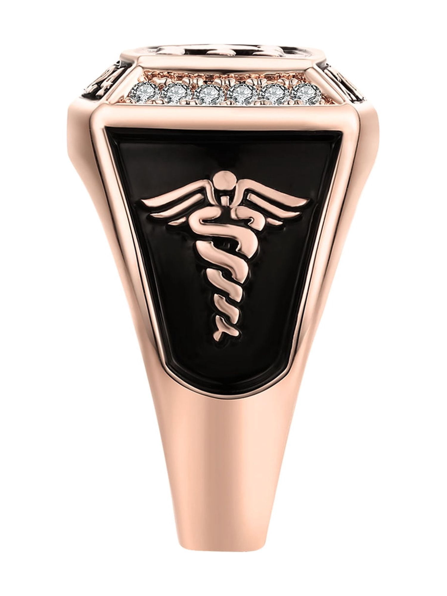 Order Now for 2025 Graduation, Freestyle Women's Initial CZ Square Birthstone Class Ring, Personalized, High School or College