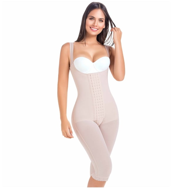 FAJA COLOMBIANA MARIA E 9382 TIPO POSTQUIRURGICACOLOR Beige TALLA T M COLOMBIANS MRE-9382