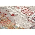 thumbnail image 5 of MDA Home Andros 5'x8' Abstract Transitional Fabric Area Rug in Red/Multi, 5 of 10