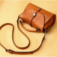 thumbnail image 5 of Bolso bandolera de piel de vaca de lujo para mujer, nuevo bolso de mano con un solo hombro, en diagonal, pequeño y cuadrado, 5 of 5
