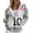 White, variant on Sweatshirt for Women Comfy For A Cause: Breast Cancer Casual Zip Camo Hoodie
