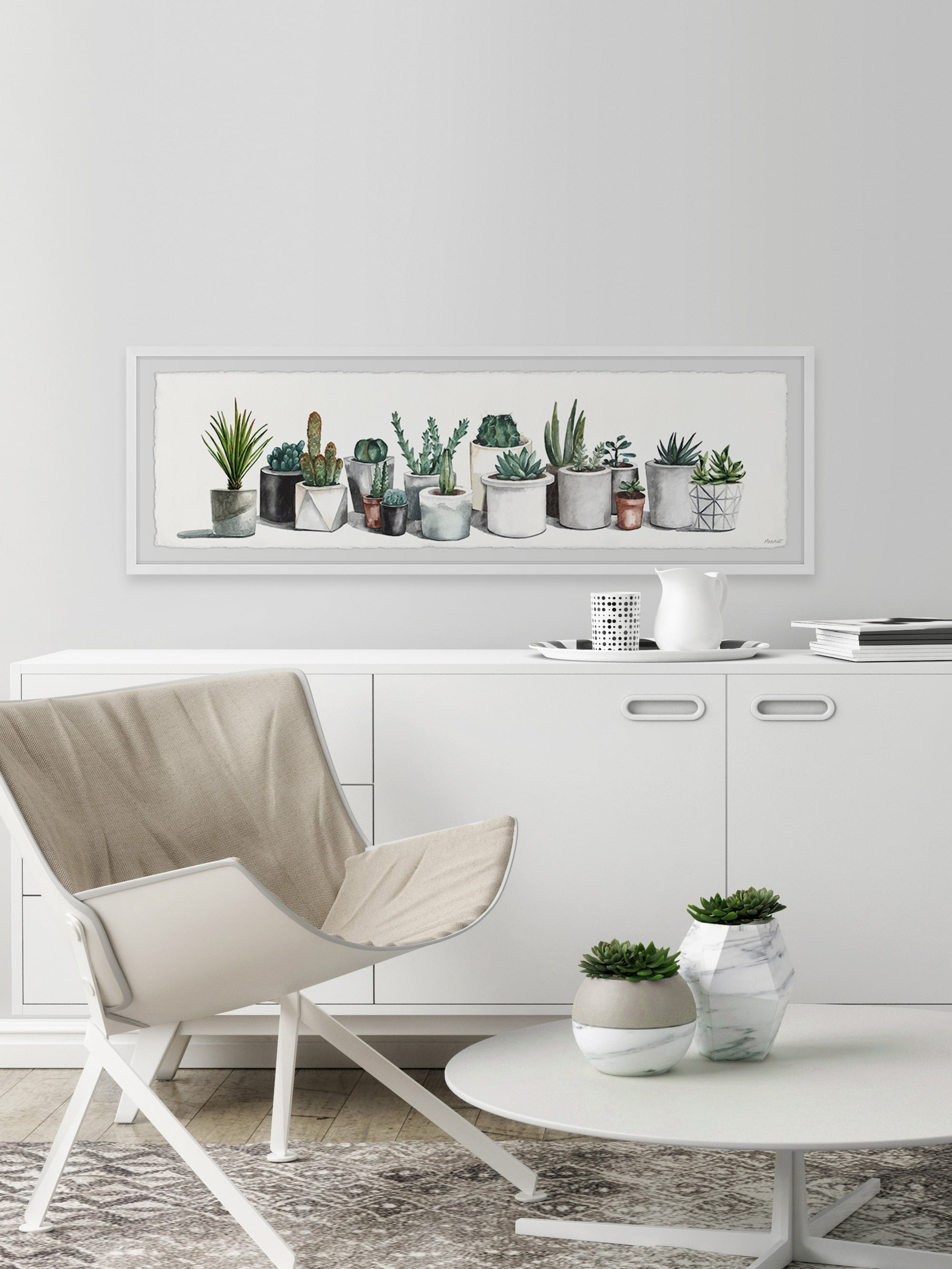 Marmont Hill Sturdy Indoor Plants Framed Wall Art