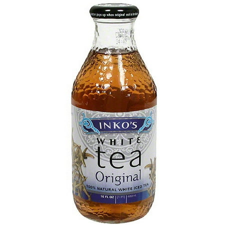 Inko's 100% Natural White Tea, 16 oz (Pack of 12)