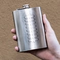 thumbnail image 3 of 8oz Football Flask L1, 3 of 3