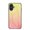 Yellow, variant on for iPhone 17 Tempered Glass Case, Micro-Frosted Frame Lightweight Slim Shockproof Anti-Scratch Protective Gradient Phone Case Cover for iPhone 17, Yellow